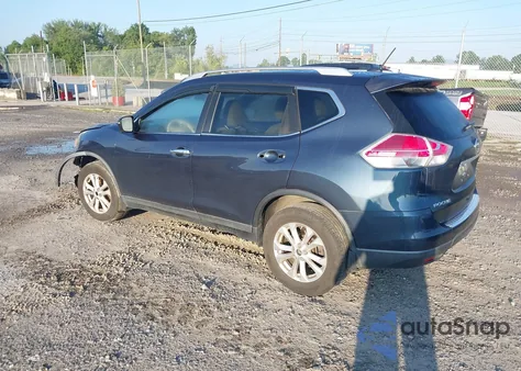 2015 Nissan Rogue Sv z USA, uszkodzony, nr VIN KNMAT2MTXFP589179